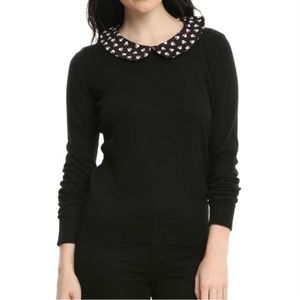Minnie Mouse Peter Pan collar long sleeve
